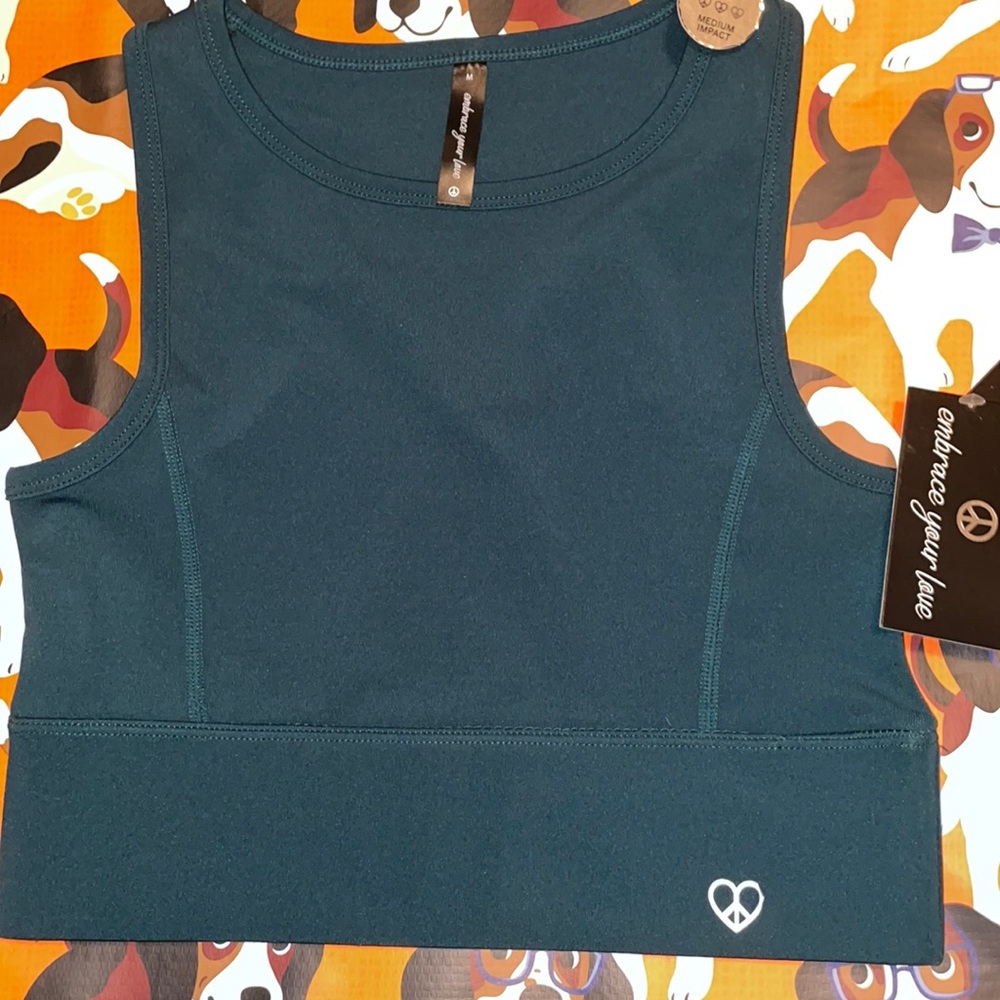 - Embrace Your Love “ Medium Impact “ Sports Bra